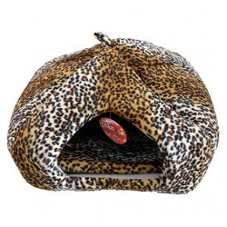 Pet Pretty Polar Piramit Kedi Köpek Yatağı Leopar 45x45 Cm Pet Pretty Polar Piramit Kedi Köpek Yatağı Leopar 45x45 Cm