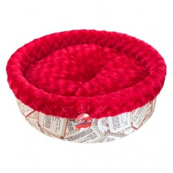 Pet Pretty Spesiyal Kırmızı Köpek Yatağı Magazine