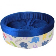 Pet Pretty Spesiyal Mavi Köpek Yatağı 46x46x18 Cm