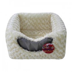 Pet Pretty Yuvalı Kedi ve Köpek Yatağı Peluş Beyaz 40X40 Cm Pet Pretty Yuvalı Kedi ve Köpek Yatağı Peluş Beyaz 40X40 Cm