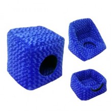 Pet Pretty Yuvalı Kedi ve Köpek Yatağı Peluş Lacivert 40X40 Cm