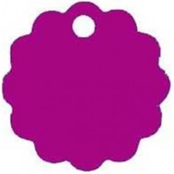 Petag Aluminium Kedi ve Köpek İsimliği Mor Papatya Şekilli Büyük