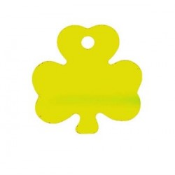 Petag Aluminium Kedi ve Köpek İsimliği Yonca Yaprağı Altın Sarısı