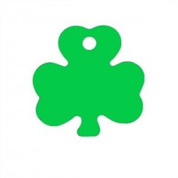 Petag Aluminium Kedi ve Köpek İsimliği Yonca Yaprağı Yeşil