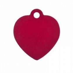 Petag Aluminium Pet İsimliği Kırmızı Kalp Büyük Petag Aluminium Pet İsimliği Kırmızı Kalp Büyük