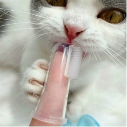 Petcorn Silikon Kedi Köpek Parmak Diş Bakım Fırçası Petcorn Silikon Kedi Köpek Parmak Diş Bakım Fırçası