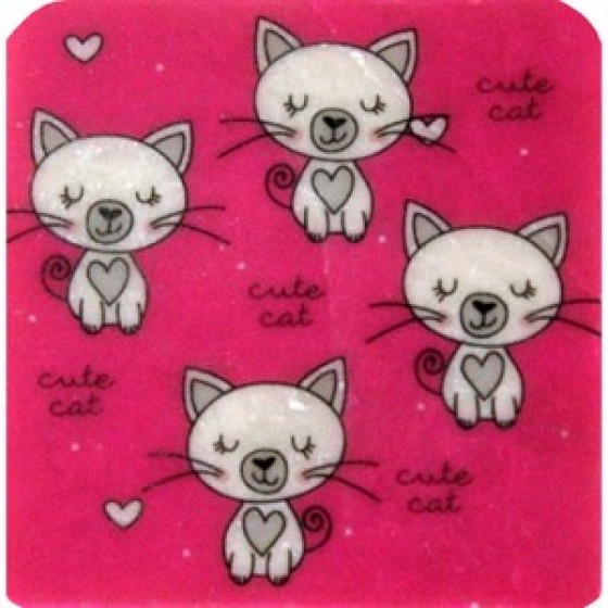 Petdesign Cat Smile Doğal Taş Magnet 4 Lü