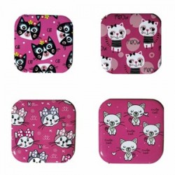Petdesign Cat Smile Metal Bardak Altlığı 4 Lü Petdesign Cat Smile Metal Bardak Altlığı 4 Lü
