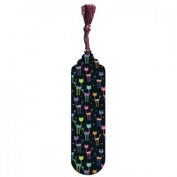 Petdesign İcon Cat Black Metal Kitap Ayracı 4 lü