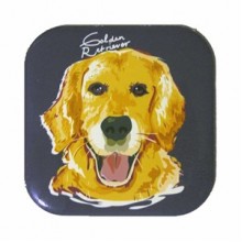 Petdesign Mutlu Köpekler Metal Bardak Altlığı 4 Lü