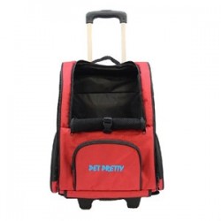 Petpretty Çekçekli Kedi Köpek Taşıma Çantası Kırmızı Petpretty Çekçekli Kedi Köpek Taşıma Çantası Kırmızı