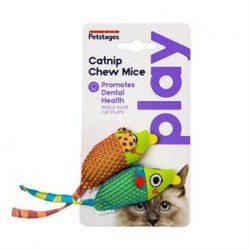 Petstages Catnipli İkili Fare Kedi Oyuncağı 6,5 Cm Petstages Catnipli İkili Fare Kedi Oyuncağı 6,5 Cm