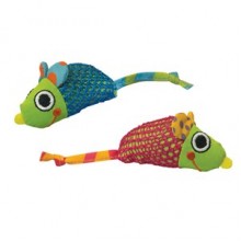 Petstages Catnipli İkili Fare Kedi Oyuncağı 6,5 Cm