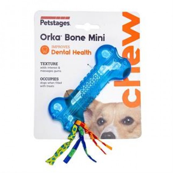 Petstages Mini ORKA Bone Kauçuk Küçük Irk Köpek Oyuncağı 10 Cm