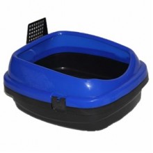 PetStyle Comfort Kürekli Kedi Tuvaleti 49.5X40X22 Cm-Mavi