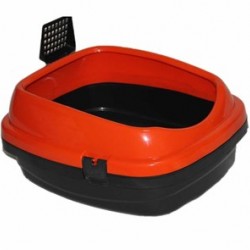 PetStyle Comfort Kürekli Kedi Tuvaleti 49.5X40X22 Cm-Turuncu