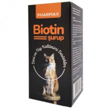 Pharmax Kediler İçin Deri ve Tüy Bakımı Biotin Şurup 40 ml