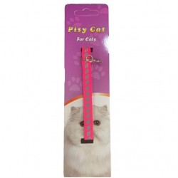 Pisy Cat Refrektörlü Kedi Boyun Tasması Pembe