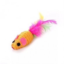 Pisy Cat Renkli Tüylü Fare Kedi Oyuncağı