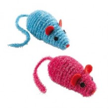 Pisy Cat Simli Renkli Fare Kedi Oyuncağı 2li