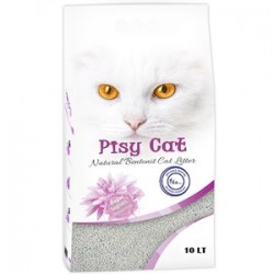 PisyCat Okyanus Esintsi Tozsuz Topaklaşan İnce Kedi Kumu 10 Lt