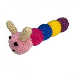 PisyCat Catnipli Örgü Tırtıl Kedi Oyuncağı