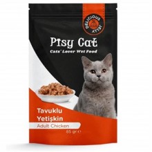 PisyCat Pouch Adult Chicken Kedi Konservesi 85 Gr