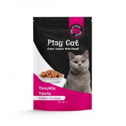 PisyCat Pouch Kitten Chicken Yavru Kedi Konservesi 85 Gr PisyCat Pouch Kitten Chicken Yavru Kedi Konservesi 85 Gr