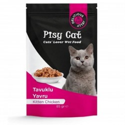 PisyCat Pouch Kitten Chicken Yavru Kedi Konservesi 85 Gr PisyCat Pouch Kitten Chicken Yavru Kedi Konservesi 85 Gr