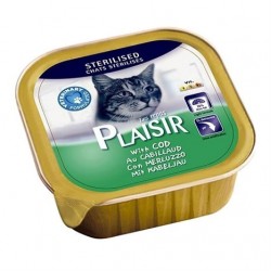 Plaısır Ezme Kısırlaştırılmış Kedi Konservesi Morina Balıklı 100 Gr