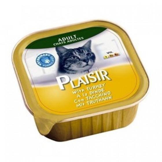 Plaısır Ezme Yetişkin Kedi Konservesi Hindili 100 Gr