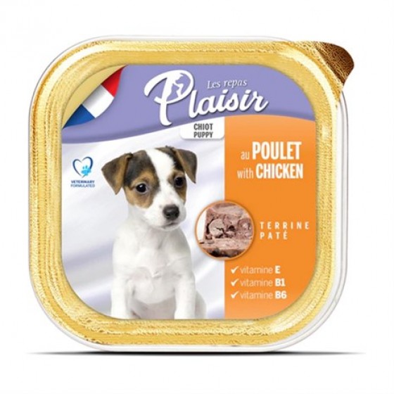 PLAISIR Tavuklu Yavru Ezme Köpek Konservesi 150 gr