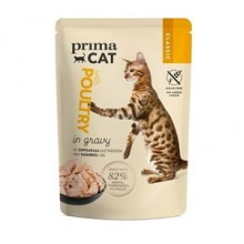 PrimaCat Tavuklu Jöleli Pouch Tahılsız Kedi Konservesi 85gr