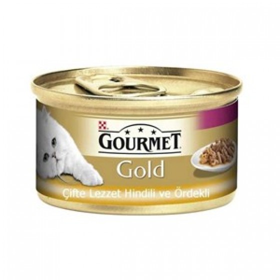 ProPlan Gourmet Gold Hindili Ördekli Kedi Konservesi 85 Gr