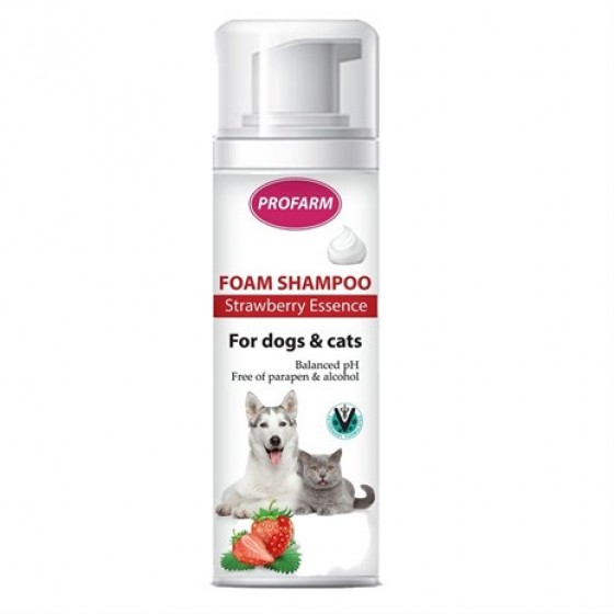 Profarm Strawberry Kedi Köpek Temizleme Köpüğü 150 Ml