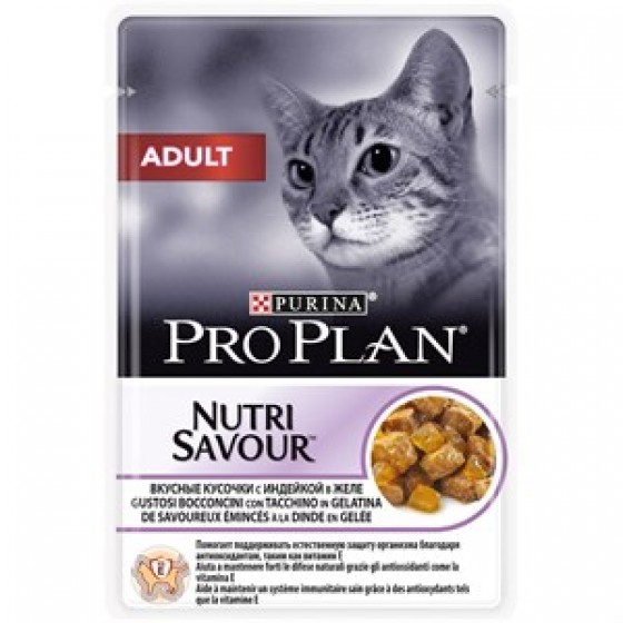 ProPlan Adult Hindili Pouch Kedi Konservesi 85 Gr