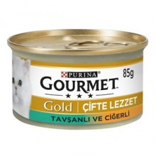 ProPlan Gourmet Gold Ciğerli Tavşanlı Kedi Konservesi 85 Gr