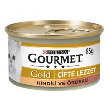 ProPlan Gourmet Gold Hindili Ördekli Kedi Konservesi 85 Gr