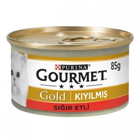 ProPlan Gourmet Gold Kıyılmış Sığır Etli Kedi Konservesi 85 Gr