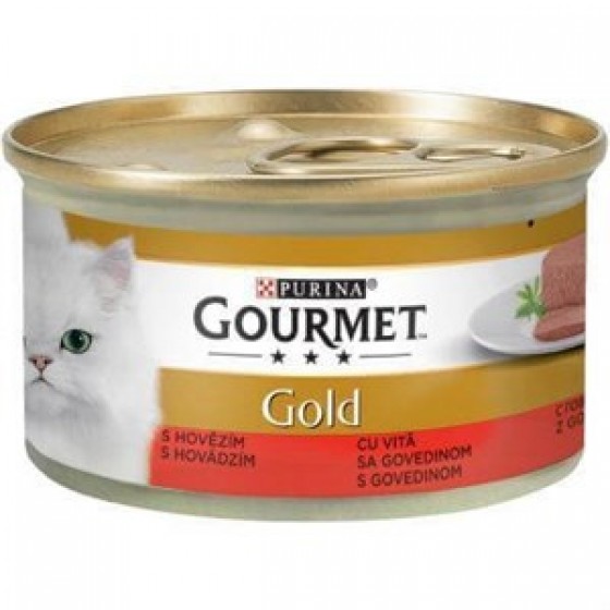 ProPlan Gourmet Gold Kıyılmış Sığır Etli Kedi Konservesi 85 Gr