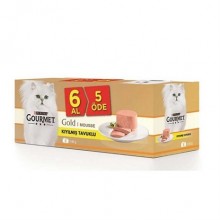 ProPlan Gourmet Gold Kıyılmış Tavuklu Kedi Konservesi 85 Gr 6 Al 5 Öde
