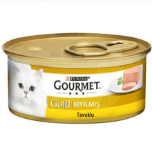 ProPlan Gourmet Gold Kıyılmış Tavuklu Kedi Konservesi 85 Gr