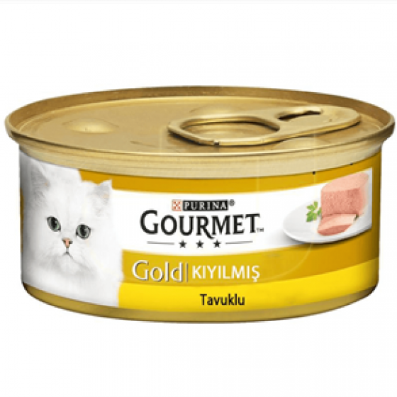 ProPlan Gourmet Gold Kıyılmış Tavuklu Kedi Konservesi 85 Gr