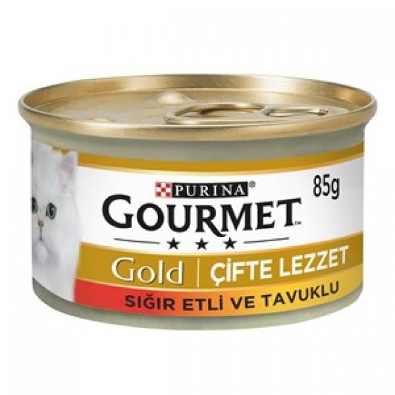 ProPlan Gourmet Gold Sığır Etli Tavuklu Kedi Konservesi 85 Gr