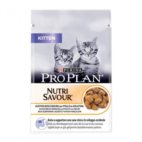 ProPlan Kitten Tavuklu Pouch Yavru Kedi Konservesi 85 Gr