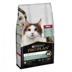 ProPlan LiveClear Sterilised Somonlu Kısır Kedi Maması 1.4kg ProPlan LiveClear Sterilised Somonlu Kısır Kedi Maması 1.4kg