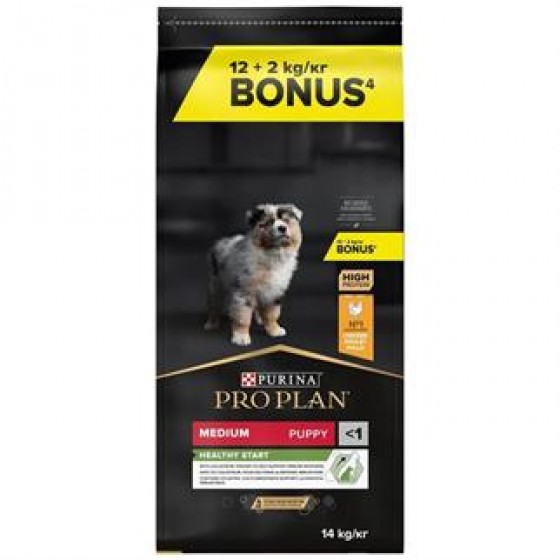 Proplan Puppy Chicken Rice Tavuklu Pirinçli Yavru Köpek Maması 12+2 Kg