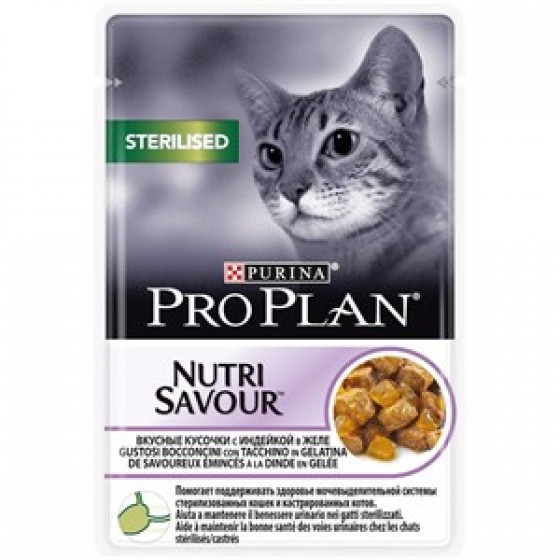 ProPlan Steril Hindili Kısırlaştırılmış Pouch Kedi Konservesi 85 Gr