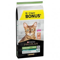 Proplan Sterilised Somonlu Yetişkin Kuru Kedi Maması 10+2 Kg Proplan Sterilised Somonlu Yetişkin Kuru Kedi Maması 10+2 Kg