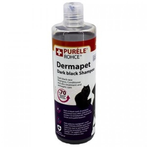 Purele Dermapet Siyah Kedi ve Köpek Şampuanı 450 ml